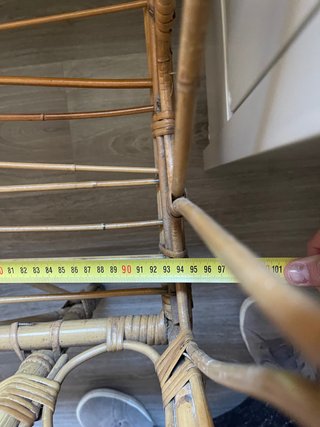 mini cuna moisés mimbre bambu bebe