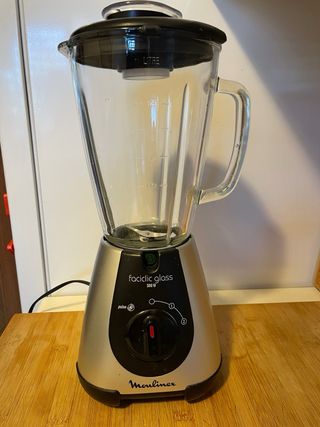Batidora vaso cristal.