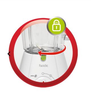 Batidora vaso cristal.