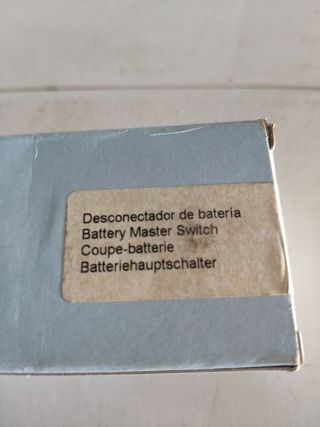 Desconectador baterías