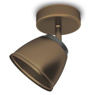 Foco 1 luz bronce led Philips