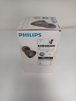 Foco 1 luz bronce led Philips