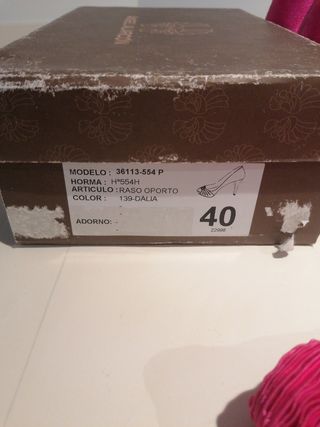 Zapatos talla 40 Angel Alarcon