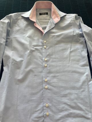 Camisa hombre Celeste T.37