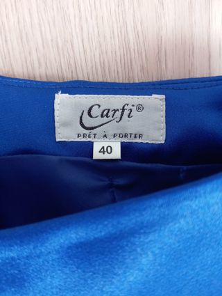 Vestido fiesta azul