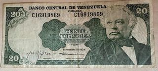 Billetes Venezolanos.