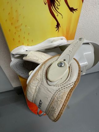 Tabla Snowboard con fijaciones y funda