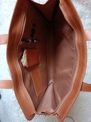 Bolso cartera piel mujer