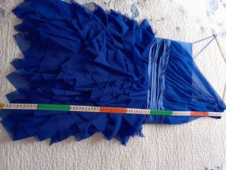 Vestido fiesta color azul