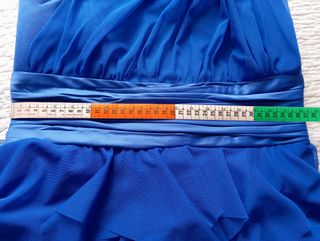 Vestido fiesta color azul