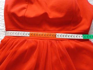 Vestido fiesta color Rojo