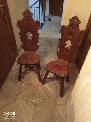 Sillas rusticas
