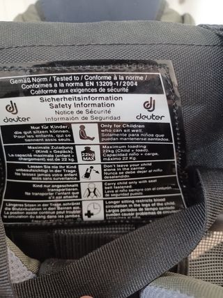 Mochila portabebés