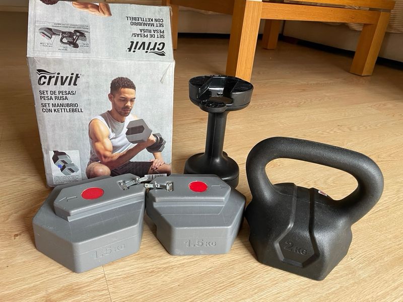 Gimnasio Lidl Pesas Mancuernas Set De Pesas Crivit (Lidl) De