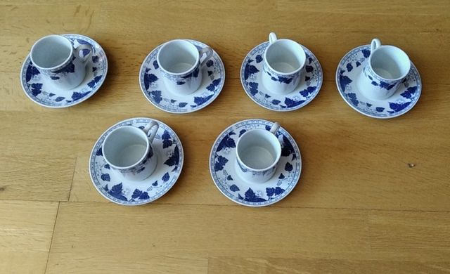 Bonito juego café/te 6 tazas