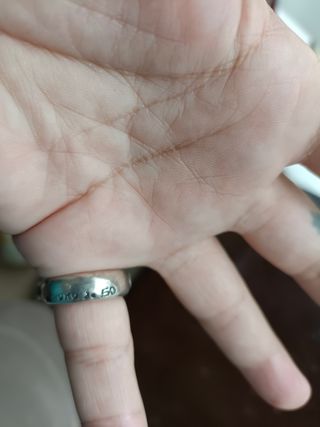 Anillo uno de 50 piedra turquesa 