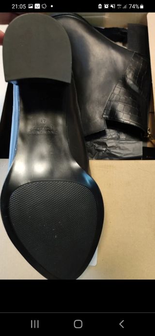 Botines piel  nuevos a estrenar