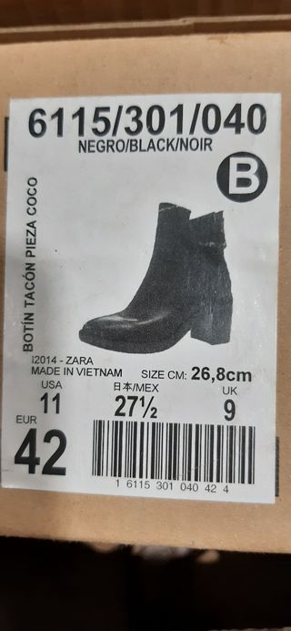 Botines piel  nuevos a estrenar