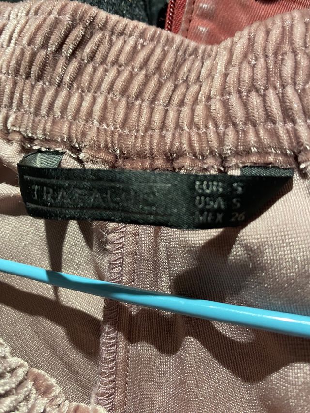 pantalon palazo de terciopelo