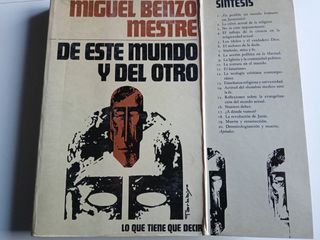 De este mundo y del otro. Miguel Benzo Mestre.