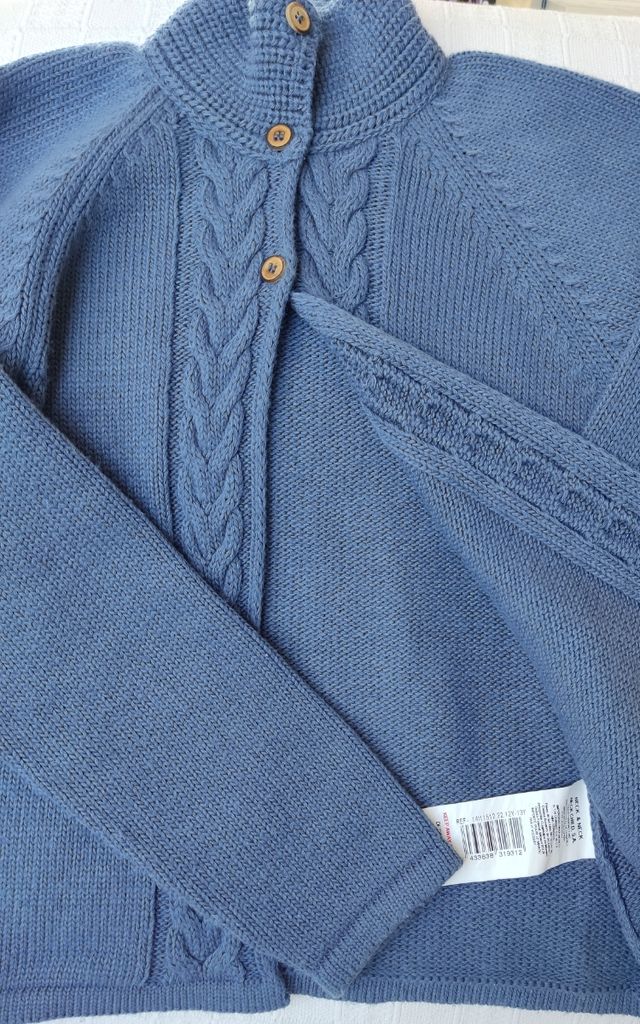 Chaqueta larga puntoNECK&NECK niña12-13A