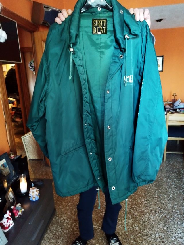 Chaqueton denailon verde ty xxl