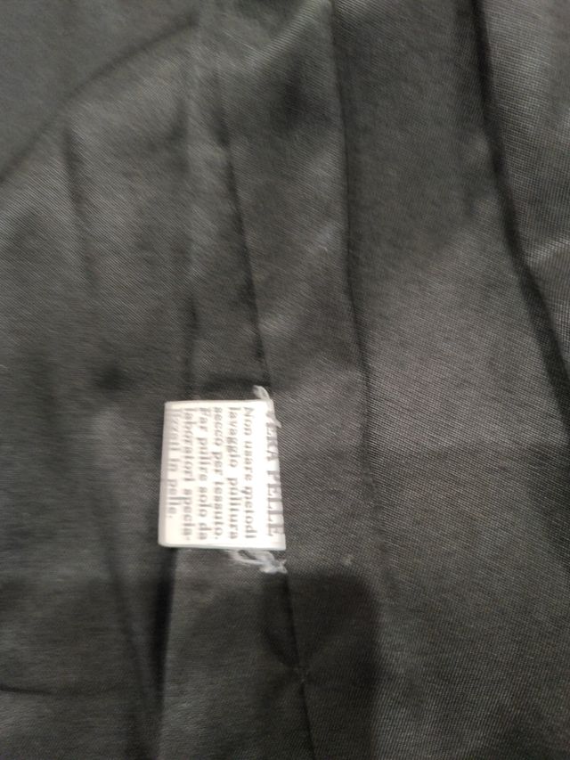 Giacca vera pelle effetto vintage .tg 48