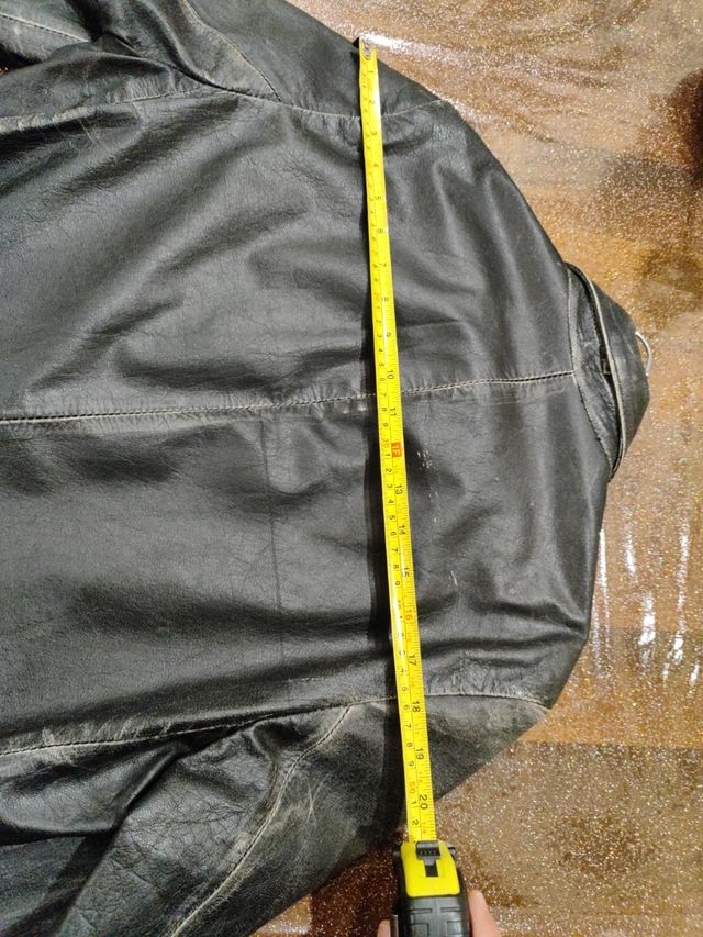 Giacca vera pelle effetto vintage .tg 48