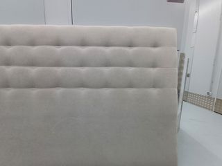 Cabecero gris/basic beige para cama de 1.35