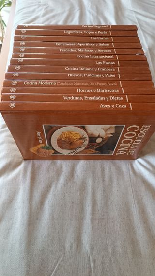 Lote 12 libros recetas cocina