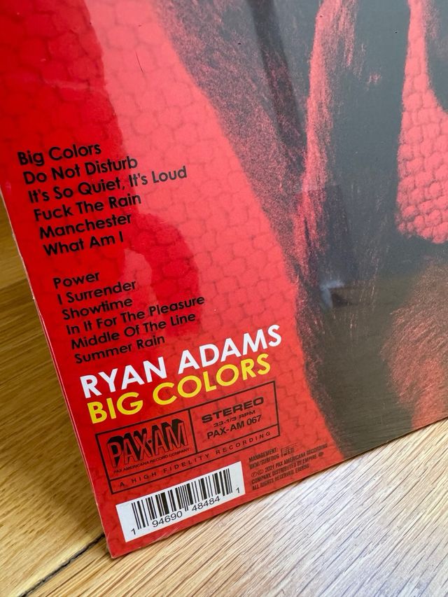 Ryan Adams VINILO Big Colors +7” 2021 precintado