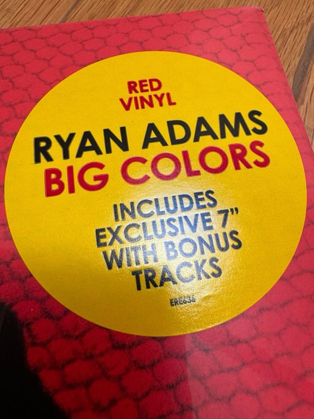 Ryan Adams VINILO Big Colors +7” 2021 precintado