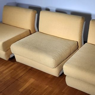 Poltrone modulabili modello Amanta, Mario Bellini
