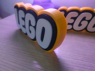 Logo Lego cartel 3D