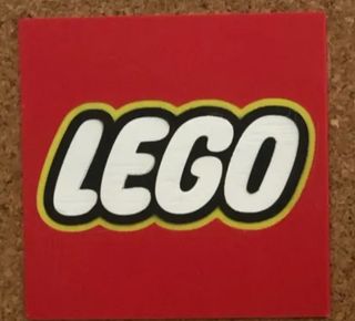 Logo Lego cartel 3D