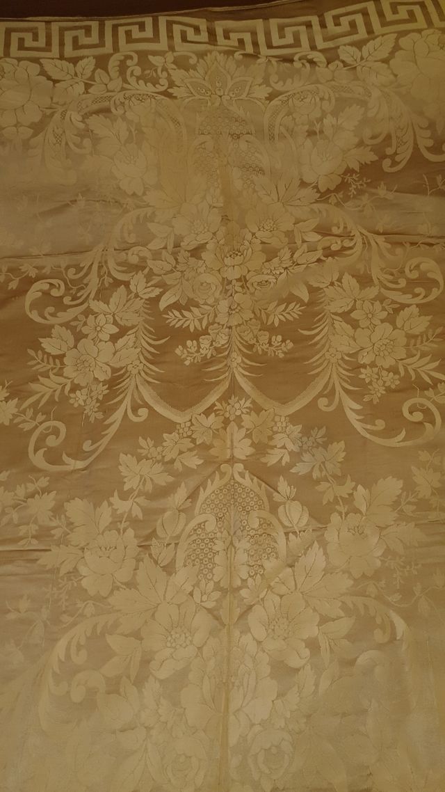 Colcha de seda damasco