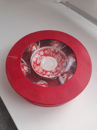 Juego de café de 6 tazas sin estrenar en