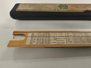 Regla cálculo Faber Castell 367