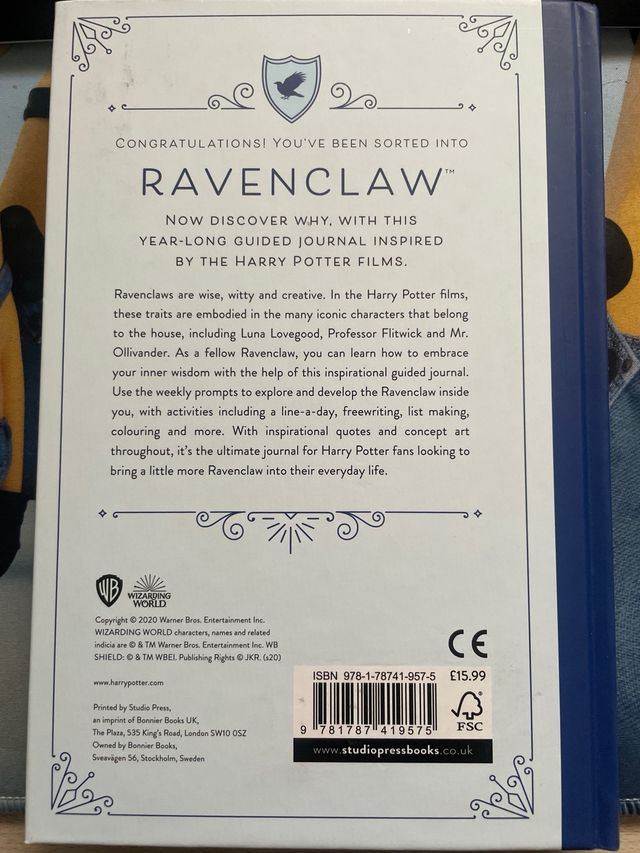 Harry Potter Ravenclaw Guided Journal: Wisdom
