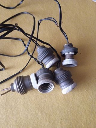 Lote 29 casquillos lampara