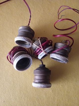 Lote 29 casquillos lampara