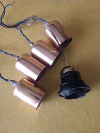 Lote 29 casquillos lampara