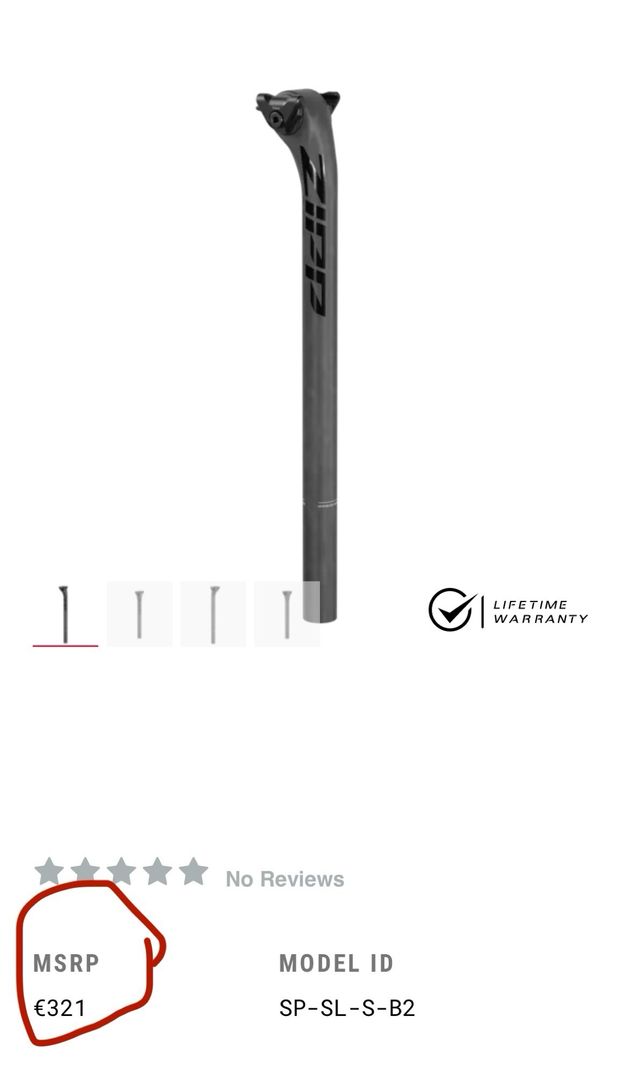 seatpost ZIPP service course SL carbon