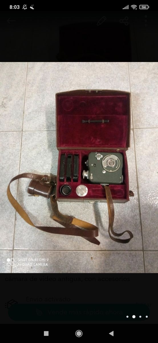 Cámara de video antigua