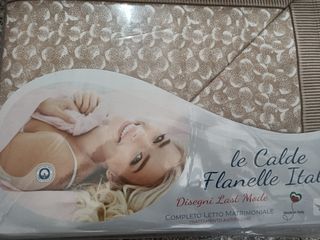 Lenzuola matrimoniali flanella Angels