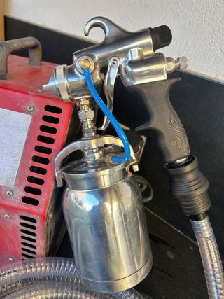 pistola de pintar profesional con turbina