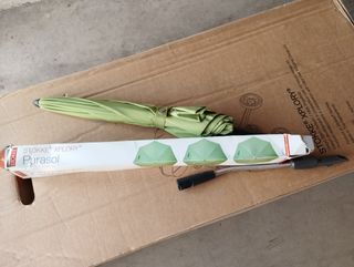 Parasol stokke xplory. Verde. Hago envio