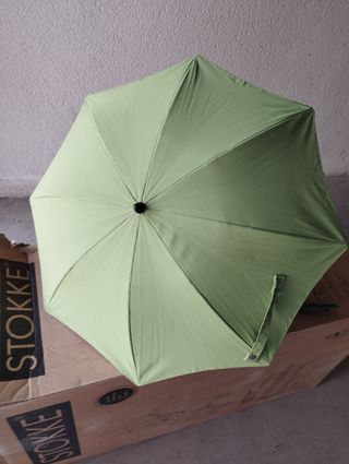 Parasol stokke xplory. Verde. Hago envio