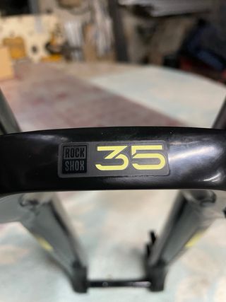 Horquilla Rock Shock Silver