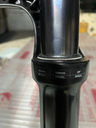 Horquilla Rock Shock Silver